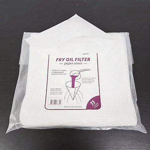 [Hot Item] Deep Fryer Oil Filter Paper Cone Shape Nonwoven Filter