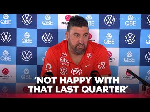‘It was a team effort’ 💬 Cox pleased despite late fade in Swans win | Press Conference