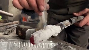 An Incredibly Sharp And Strong Knife That I Made And An Ordinary Iron Cable