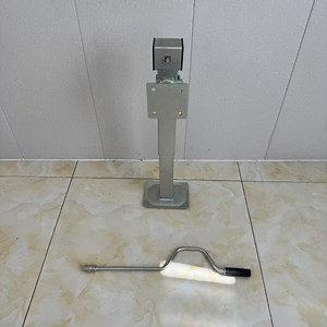 [Hot Item] Versatile 2000 Lbs Square Tube Trailer Jack by Chenwei, Black/Silver