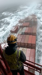 96K views · 1.3K reactions | Ocean north sea view container ship #northsea #ship #ytshorts #cargoship #merchantship #shipindustry | North sea dangerous videos 005 | Facebook