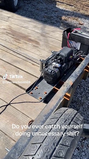 Sometimes you just have to use the tools at your disposal.#fyp #rustbeltmechanic #cartok #harborfrieght