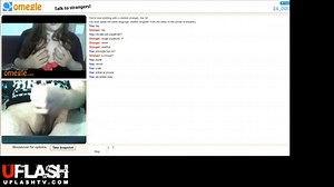 [ Omegle Flash ] Big Boobs And Cum #2