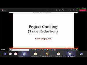 Project Crashing / how to reduce project duration