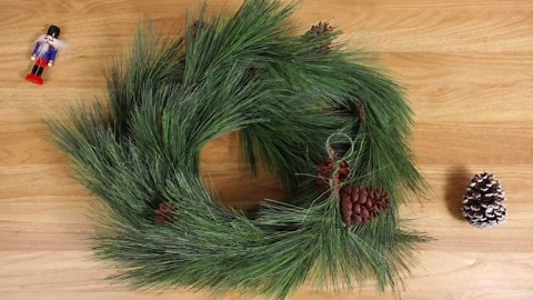 Jutom 6ft Christmas Deluxe Norfolk Pine Garlands Artificial Long Needle Pine Cone Garland Realistic Xmas Cedar Pine Garland for Holiday Mantel Table Indoor Outdoor Decor
