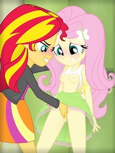Sunset Bllying Fluttershy [randomtriples]
