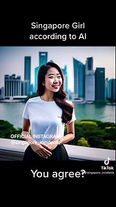 Singapore girl, according to AI. What do you think? | Singapore Incidents | Facebook