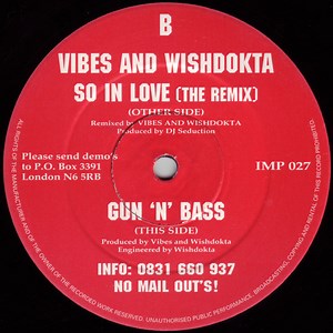 DJ Seduction / Vibes & Wishdokta - So In Love (Vibes & Wishdokta Remix) / Gun 'N' Bass