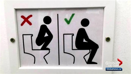 Parks Canada puts up toilet etiquette signs to help international tourists with outhouse use