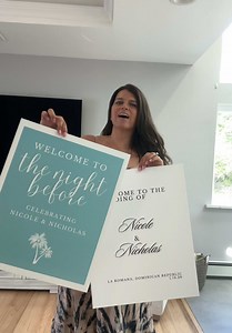 DIY Wedding Signage Using Canva and Walgreens