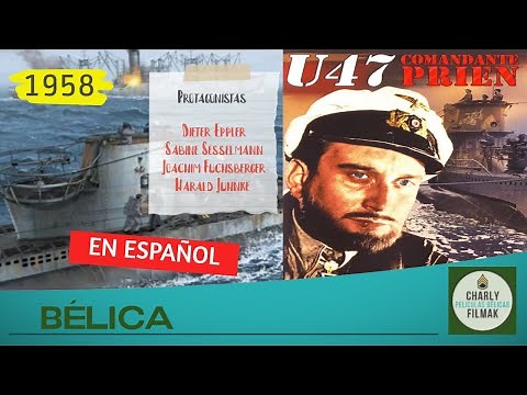 U47 Comandante Prien (1958) | Belica | Pelicula Clasica | Segunda Guerra Mundial