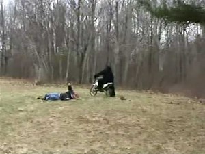 DIRT BIKER'S DISTURBING BIGFOOT ENCOUNTER - CAUGHT ON TAPE