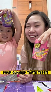 1.1M views · 41K reactions | Sour Gummies Taste Test with Xyza 2.5yrs old  #throwback #fyp #xyzakayleigh | Mommy Darice and Fam | Facebook