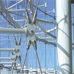 Facade Cladding Spider Structural Glass Curtain Wall System