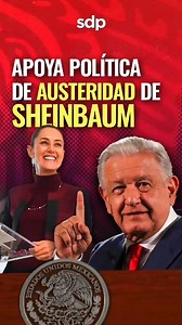 4.2K views · 110 reactions | AMLO apoya política ✨ de austeridad de Claudia Sheinbaum #EnUnClick #AMLO #ClaudiaSheinbaum #Austeridad | sdpnoticias | Facebook