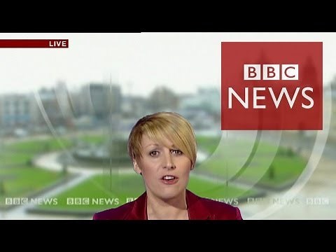'That sinking feeling' - Reporter 'sinks' live on air - BBC News