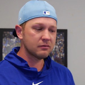 Tyler Duffey opened up about how his physical this spring led to the discovery and treatment of melanoma in his left shoulder area: "It takes nothing to get checked, I guess that's the biggest thing I've taken from it. ... Luckily I did it, and here we are." | FanDuel Sports Network Kansas City