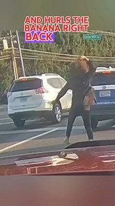 69K views · 589 reactions | Insane Road Rage Meltdown: Driver Throws Banana #dashcam #roadrage #car #driver #karen #Crazy #roadsafety #driving #usareels #usa #uk #foryouシ | Dash Crash Cam | Facebook