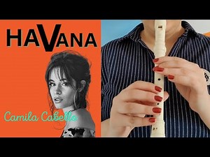 How to play Havana ( Camila cabello ) | recorder tutorial #recorder