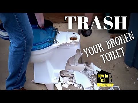 How To Dispose of an Old Porcelain Toilet
