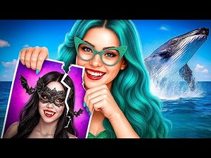 De la model de modă la sirenă ✨ Transformare uimitoare în sirenă