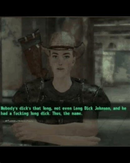 La leyenda de Long Dick Johnson - Fallout New Vegas - Rose of Shannon Cassidy. #falloutnewvegas