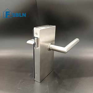 [Hot Item] Door Lock Set Locking Door Pull Handle for Glass Door Fittings Office Door Lock