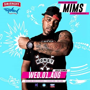2.9K views · 17 reactions | The Legend Mims is touching down for the very first time in #Limassol! Lick R&B - Limassol - Mims Live P.A. - WED.01.AUG - Breeze Summer Club T: 70005868 Online: www.lickrnb.com/bk | Lick | Facebook