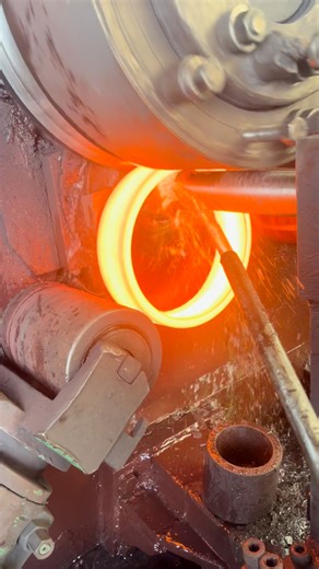 Inside the Factory Bearing Forging Process in Action #machine #factory #process #stamping #forging #manufacturer #producer #technology #industrial #iron #blacksmith | Inside the factory