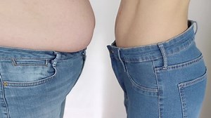 Slim Fat Women Showing Their Belly Stock Footage Video (100% Royalty-free) 1024106351 | Shutterstock