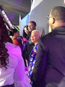 That moment when you realize Forest Whitaker is right in front of you! #BlackPantherEvent | Mom's Blog at Mommy Enterprises
