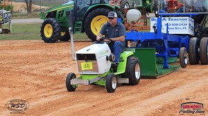 Which view do you like better? Sled camera or the side camera? #gardentractorpulling #gardentractor | Pulling with Garden Tractors