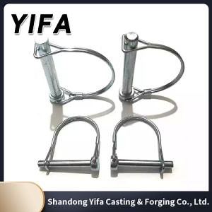 [Hot Item] Snap Pin Stainless Steel Square or Round Axle Lock Safety Wire Lock U-Clip Wire Lock Pin for Trailer