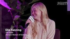 1.4K views · 18 reactions | Elle Fanning joined an exclusive Disney Television Studios Women of Comedy panel at Variety TV FYC Fest with Kerry Washington, Janelle James and Gina Rodriguez to discuss working on "The Great." bit.ly/3Nio6nx | Variety | Facebook