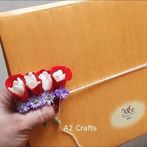 simple and easy way to string flowers | A2 Crafts