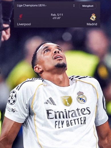 mengingat semua kenangan dulu 🎶 cieee yang mau ketemuan sama mantan, sebenernya tak ada kata mantan karna semua kenangan akan tetep ada dalam hati dan pikiran, sekalipun move on akan butuh waktu lama buat melawan isi pikiran dan hati, apalagi menjalaninya udah bertahun tahun. ❤🤍 #trentalexanderarnold #realmadridfc #liverpool #uefachampionsleague #anfield