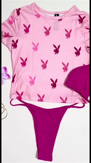 Playboy Bikini Set 💕 Small-$320.00 Clawclip-$25.00 #trini_tiktoks#bikini#trendingvideo#viraltiktoks#outfit
