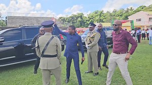 2.1K views · 21 reactions | Arrival of Hon Dickon Mitchell Prime Minister of Grenada at National Heroes Day Commemoration, Progress Park St. Andrew's. | Uncutt Media | Facebook