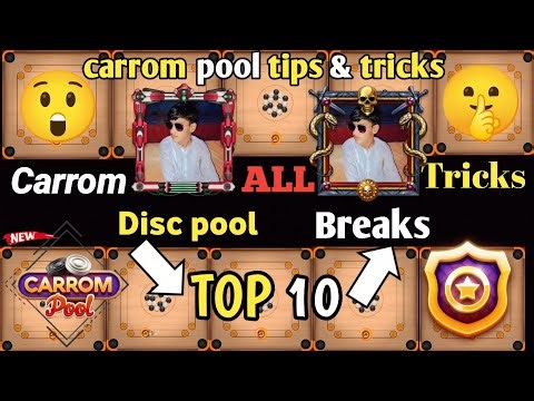 |🤫Carrom disc pool💥 |🔥all breaks | 💯tips and tricks🥳 | easy breaks tricks😉 | Gaming zubair😎
