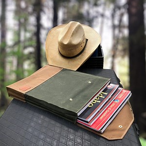 Waxed Canvas Map Bag. A Weather Resistant Map Case for Overland Adventures. Atlas and Navigation Organizer. Vanlife Storage. Made in the USA - Etsy