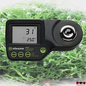 Milwaukee MA887 Réfractomètre de salinité numérique Aquarium d'eau de mer | bol