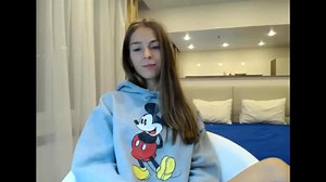 Cute blonde amateur webcam teen masturbating