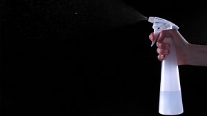 Handheld Spray Bottle Spraying | Premium Stock Video Footage