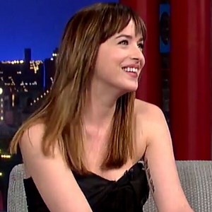 Dakota Johnson Jokes About Charlie Hunnam's Fifty Shades of Grey Exit, Asks David Letterman, "Are You My Dad?"