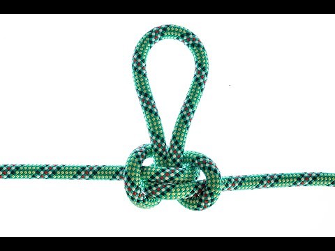 How To Tie The Alpine Butterfly Knot , FAST AND EASY!!!!!