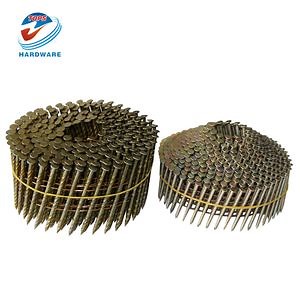 [Hot Item] Galvanized Coil Nails Screw Smooth Ring Shank for Pallet Framing