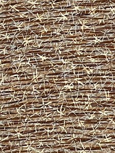 Vintage Kimono Fabric: Wool Haori Jacket, Beige Stars & Stripes, Upcycled Material, 1970s - Etsy