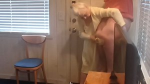 Angle 3 - Sent home with a red hot bottom! | Clips4sale