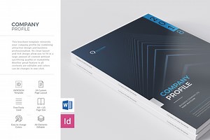 Company Profile 24 Pages, a Brochure Template by BrochuresFactory