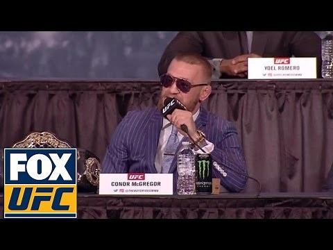 Here's everything Conor McGregor said at the UFC 205 press conference
